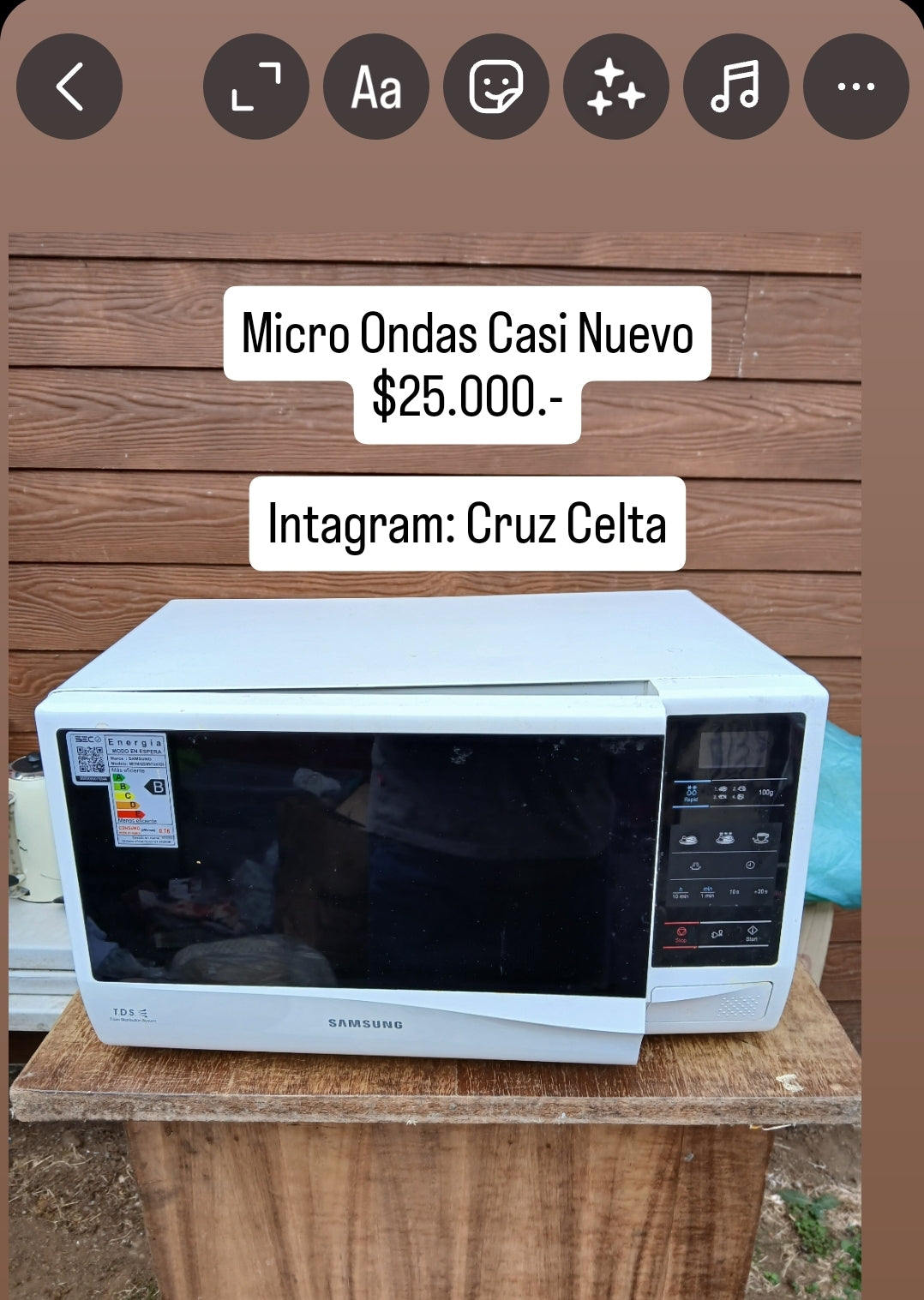Micro Ondas Casi Nuevo